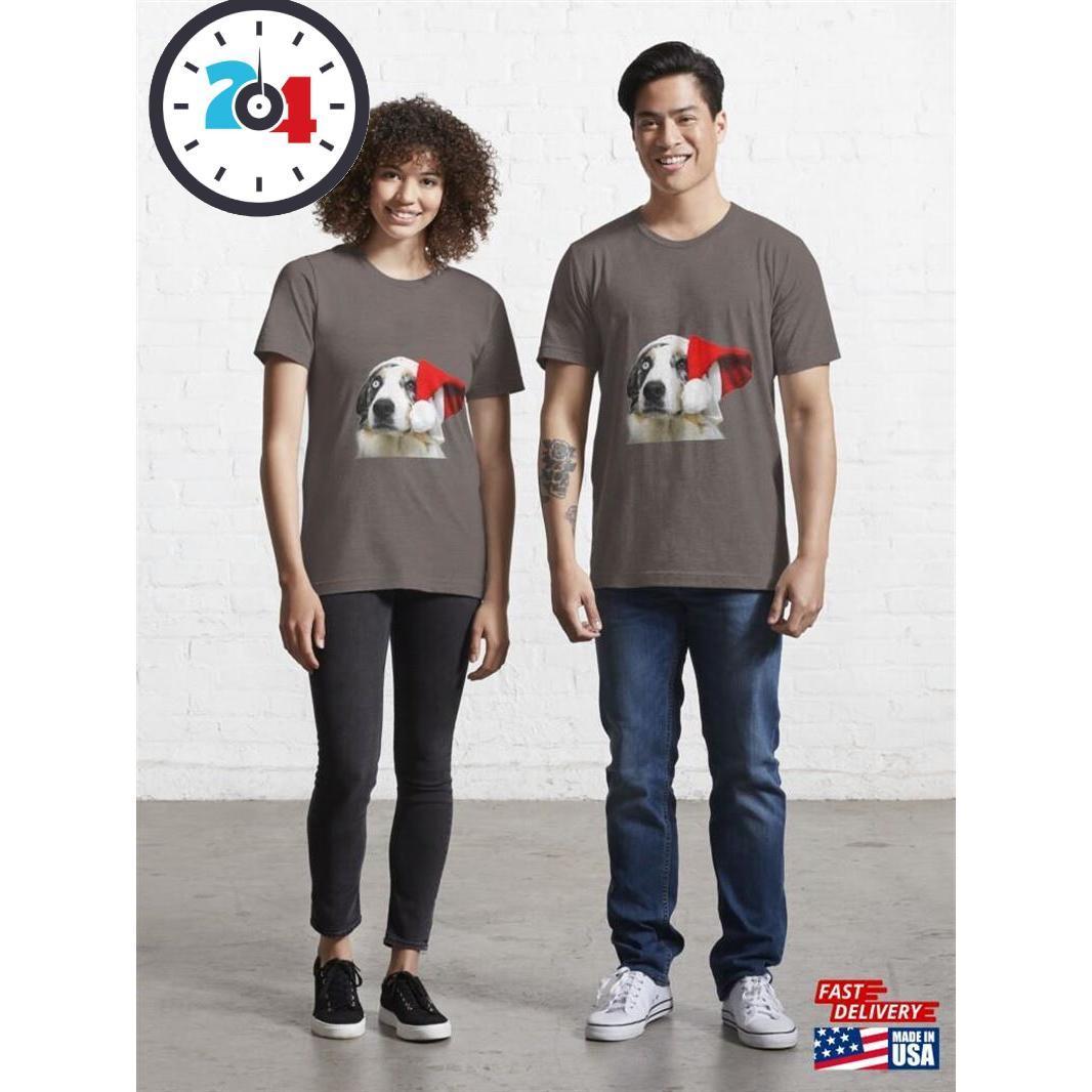 Dog Merry Christmas T-Shirts Essential T-Shirt Unisex